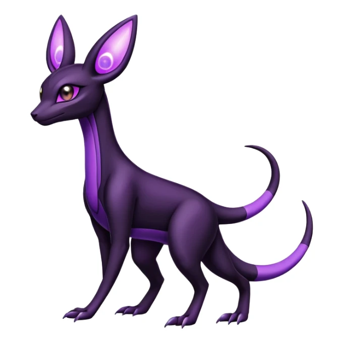 Salazzle-Umbreon-Fakémon-hybrid-creature (full body)  sticker