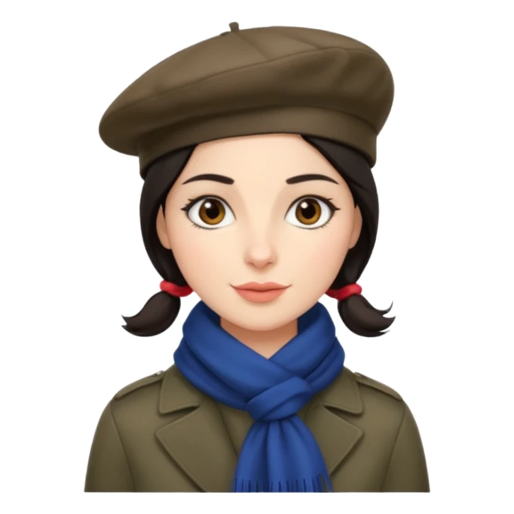 Urban French woman  sticker