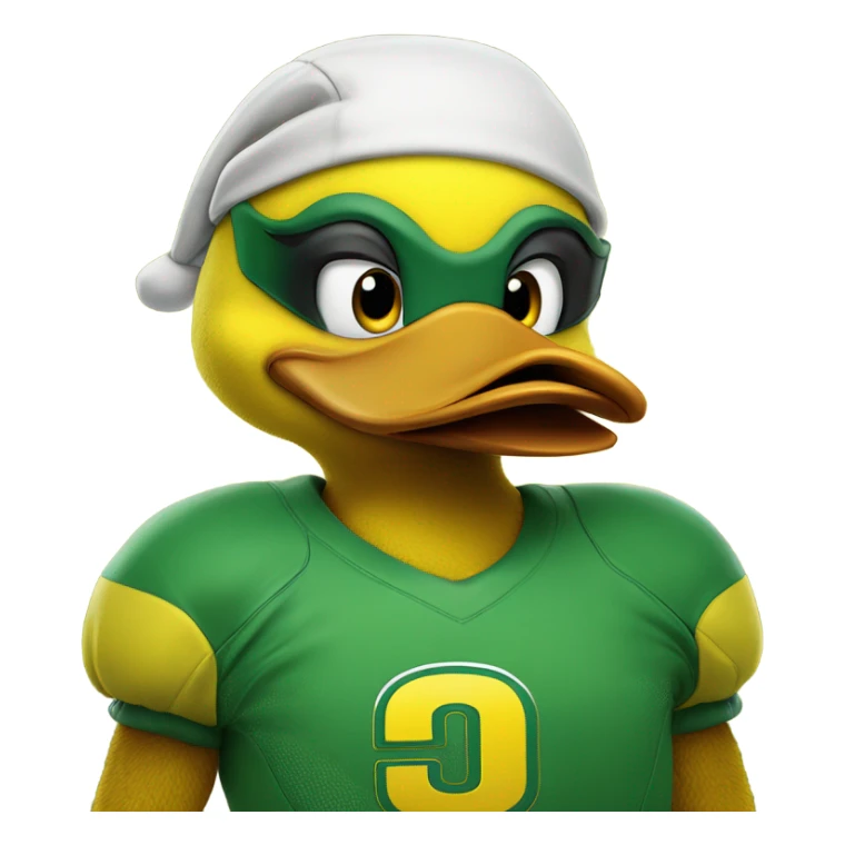 university of oregon mascot “The Oregon Duck” sticker