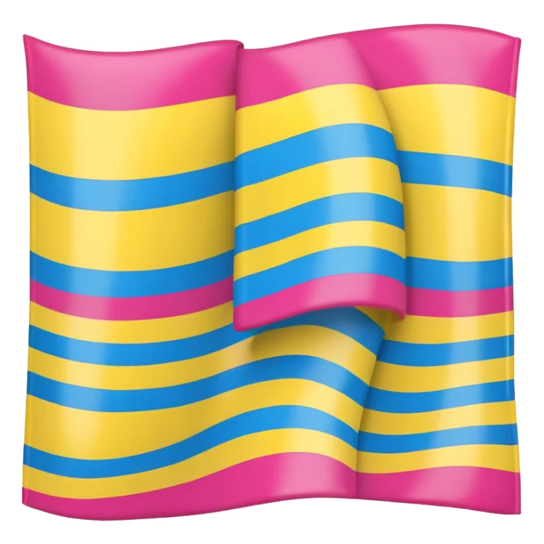 pansexual flag ( pink, yellow and blue ) sticker