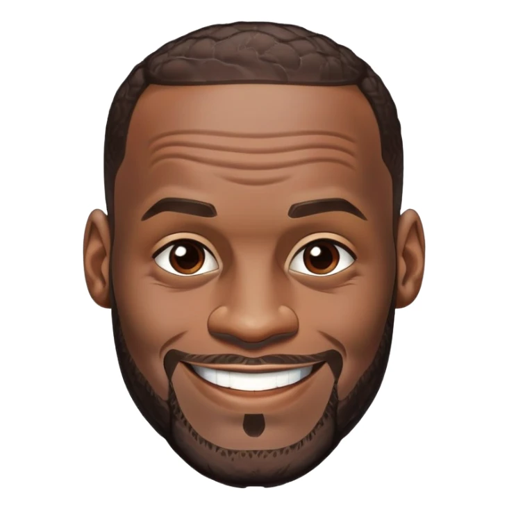 LeBron James raising his eyebrow sticker