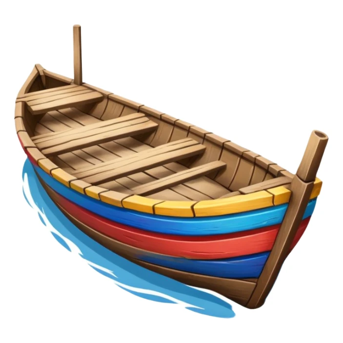 philippine local island boat with two logs on the side sticker