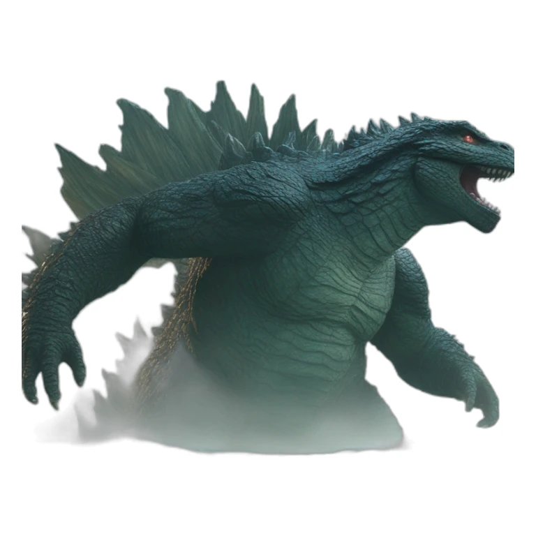Godzilla (proportional)calm (realistic) (Godzilla King of the Monsters, 2019) sticker