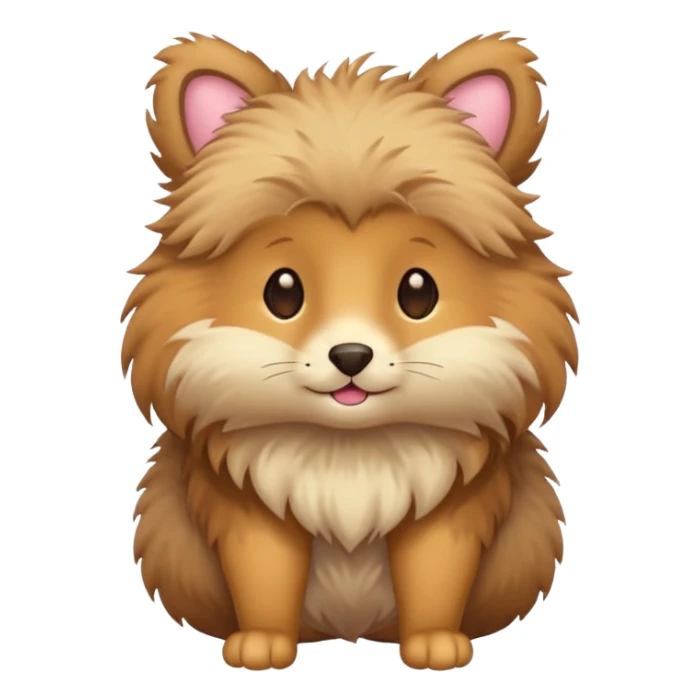 Cute animal full body with legs and all sticker