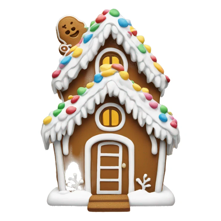 Gingerbread house sticker