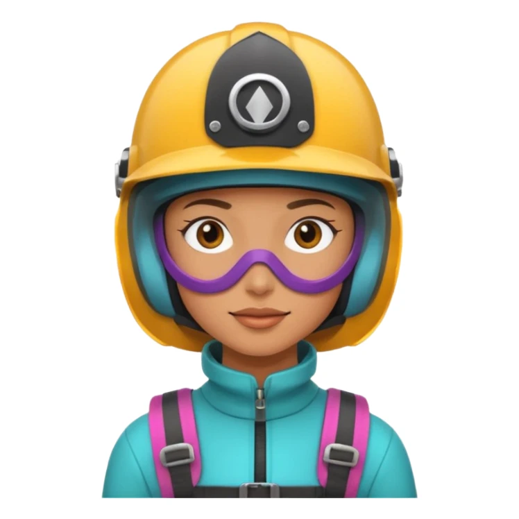 Colorful Helmeted Traveler sticker