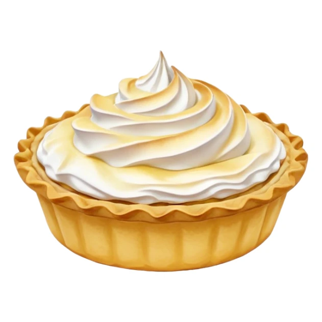 Lemon tartlet with meringue on top sticker