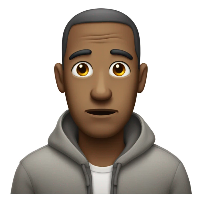 A person who is tired  sticker