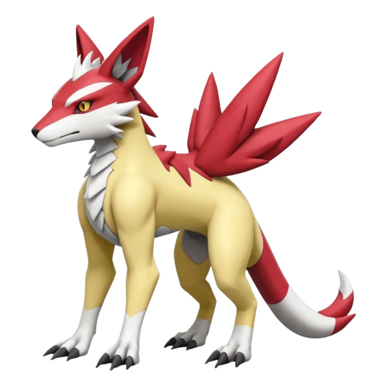 Zeraora-Lombax-Sergal-Zangoose-Cyclizar-Genesect-Pokémon, full body sticker