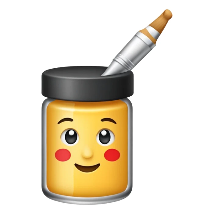 artist paint tube  sticker