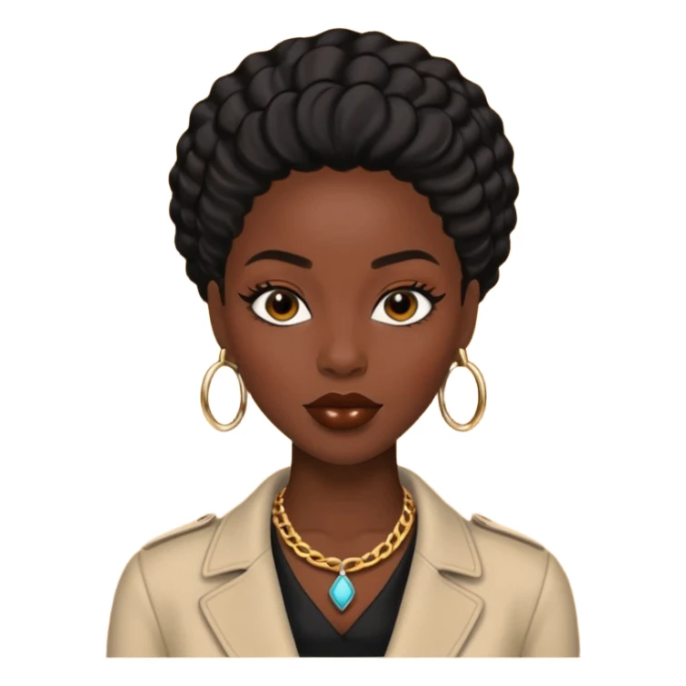 Black women aestetique sticker