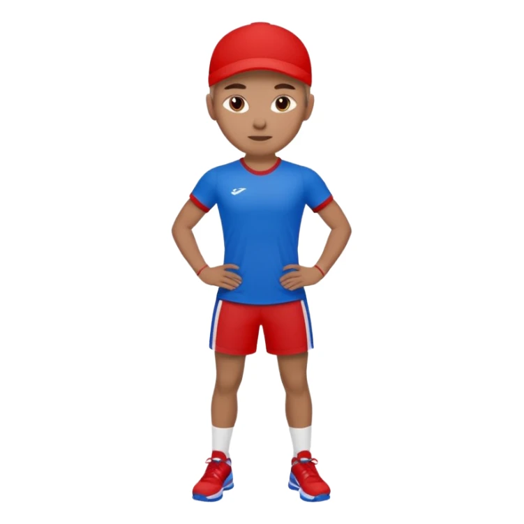 sports  blue (#00A3E0) and red (#F9423A) sticker