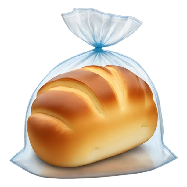 Une brioche du Boulanger emballée dans son sac plastique transparent  sticker