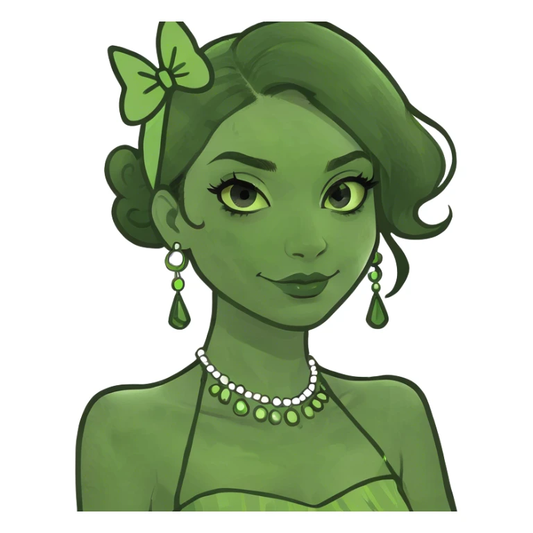 Brunette light skin Girls partying  sticker