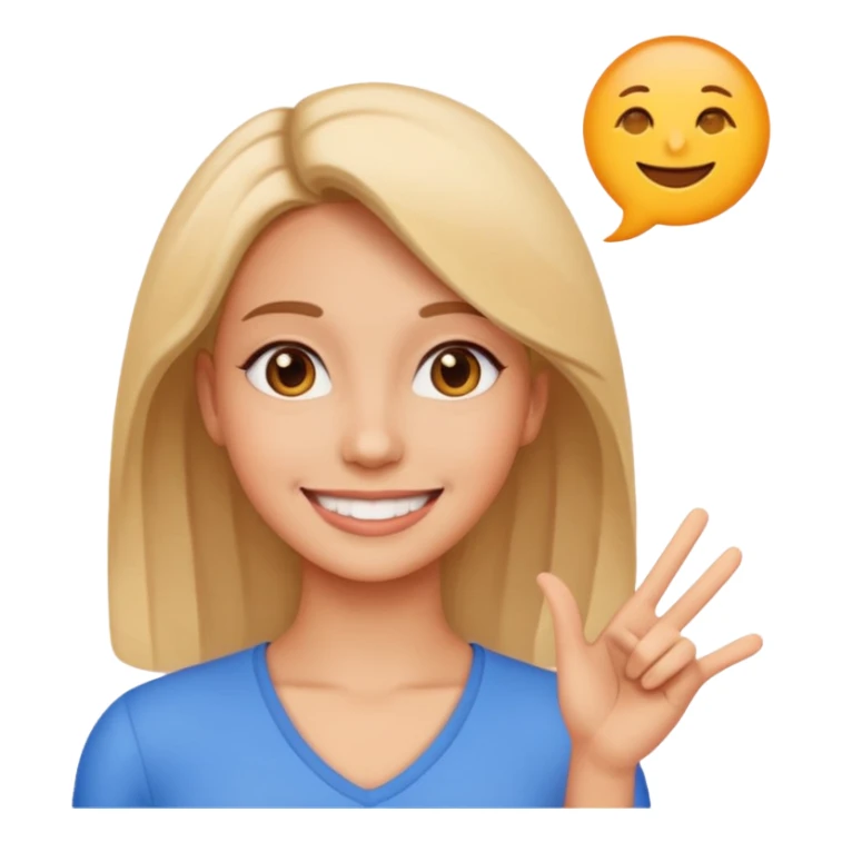 new emoji Be right back meeting time emoji female sticker