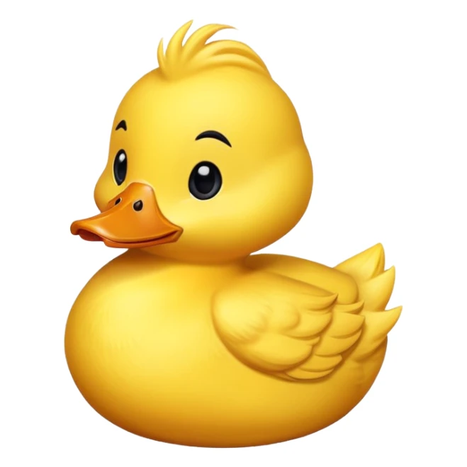Female duck emoji sticker