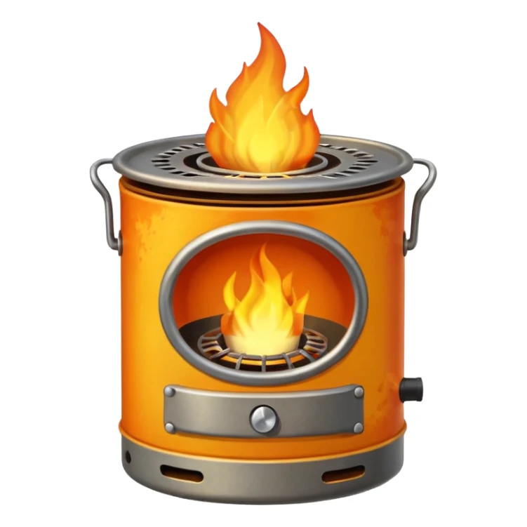  hobo stove flame sticker