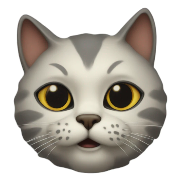 catcat in mask of madness sticker