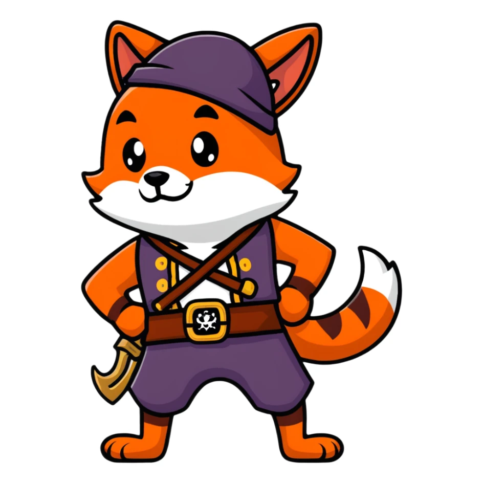Foxy the Pirate from Five Nights at Freddy's sticker
