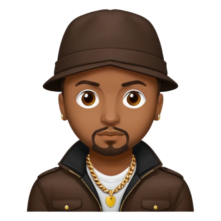 Sean Paul with dark brown hair sticker