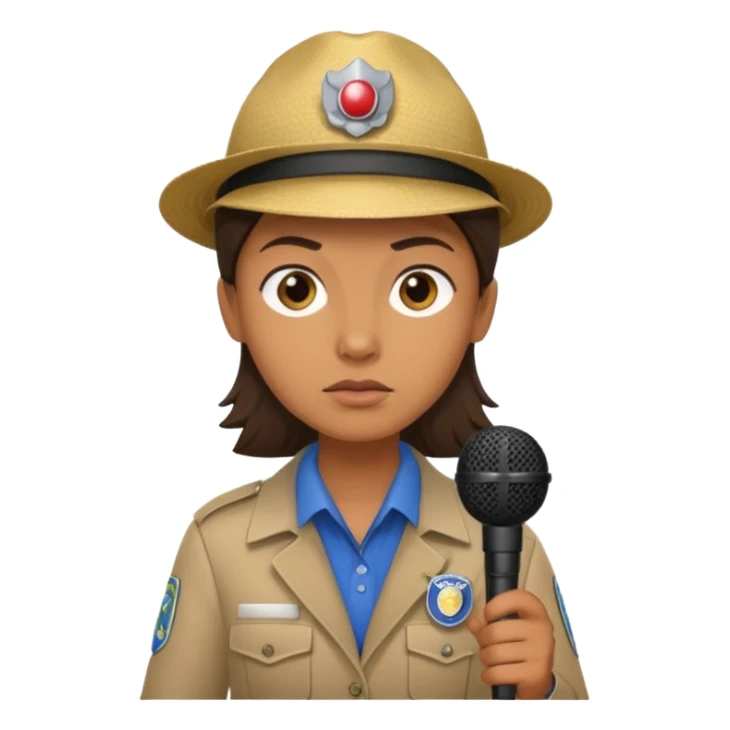 field reporter from News channel sticker