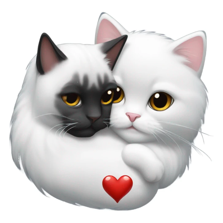 cats in love sticker