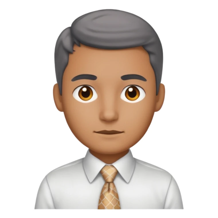 white shirt & grey tie (without face, just clothes, zoomed. in) sticker