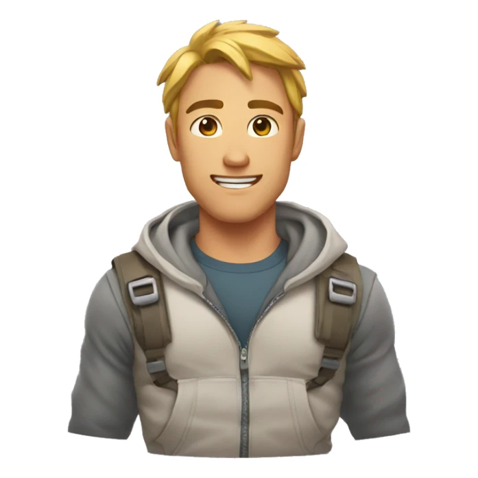 💪 emoji but opposite no musle sticker