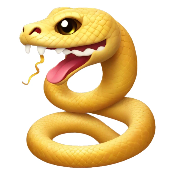happy face chinese new year snake sticker
