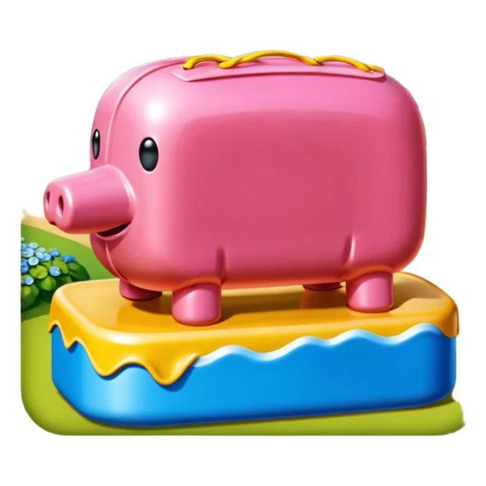  SPAM meat jeff koons style sculpture art french landscape  sticker