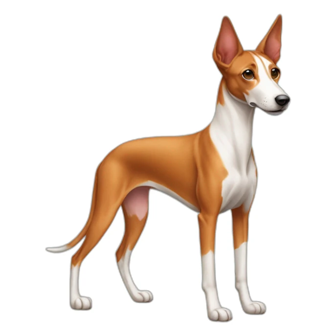 Ibizian hound dog full body sticker