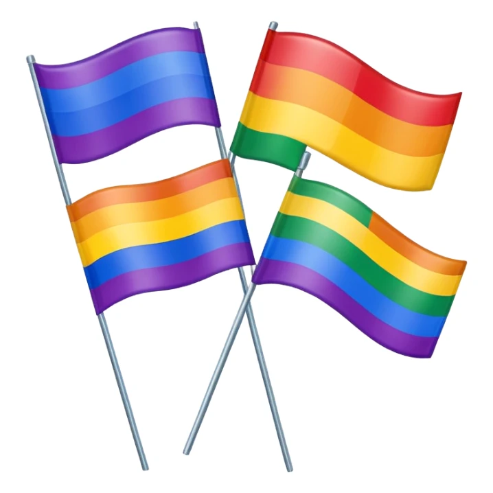 all the flags apart of the lgbtqai+ sticker