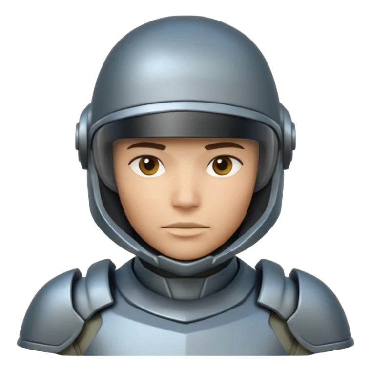 futuristic armored soldier human portrait, head and shoulders only, diverse facial features, different skin tones, different face shapes, unique helmet visor variations, sci-fi armor details, 3D cartoon, mobile game icon style, clean background, no text, no watermark

 sticker