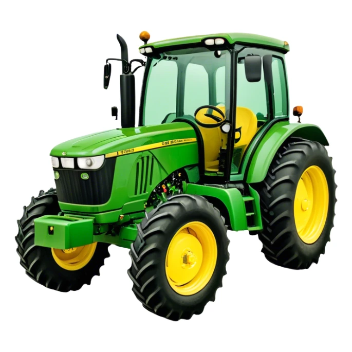 Tractor - John Deere 5055E (Model Year: 2021) (Iconic colour: Green with yellow) sticker