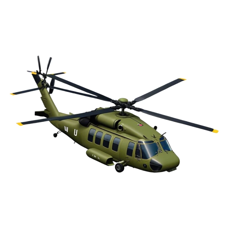 Sikorsky UH-60 Black Hawk - Sikorsky (Model Year: 2022) (Iconic colour: Olive green) sticker
