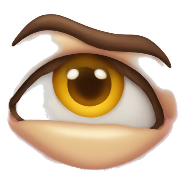 Emoji mordiéndose los labios  sticker