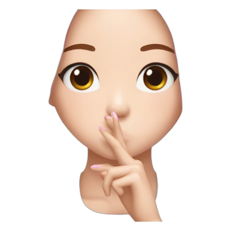 Jennie from blackpink kpop group blowing a kiss sticker