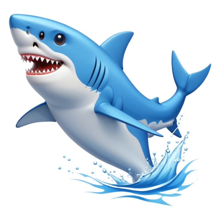 Tralalelo Tralala Shark with Blue Shoes sticker
