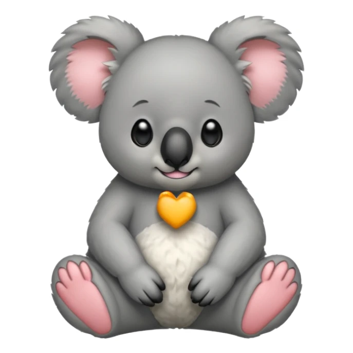 High resolution of A  koala sticker