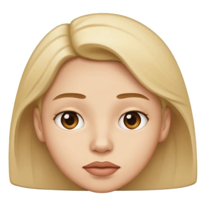 Una persona con el labio superior derecho inclinado sticker