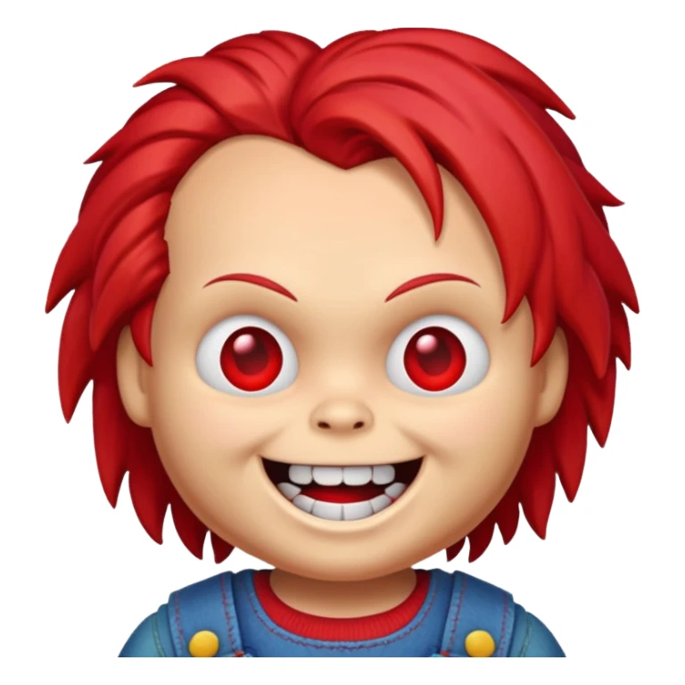 Un emojin de chuky sticker