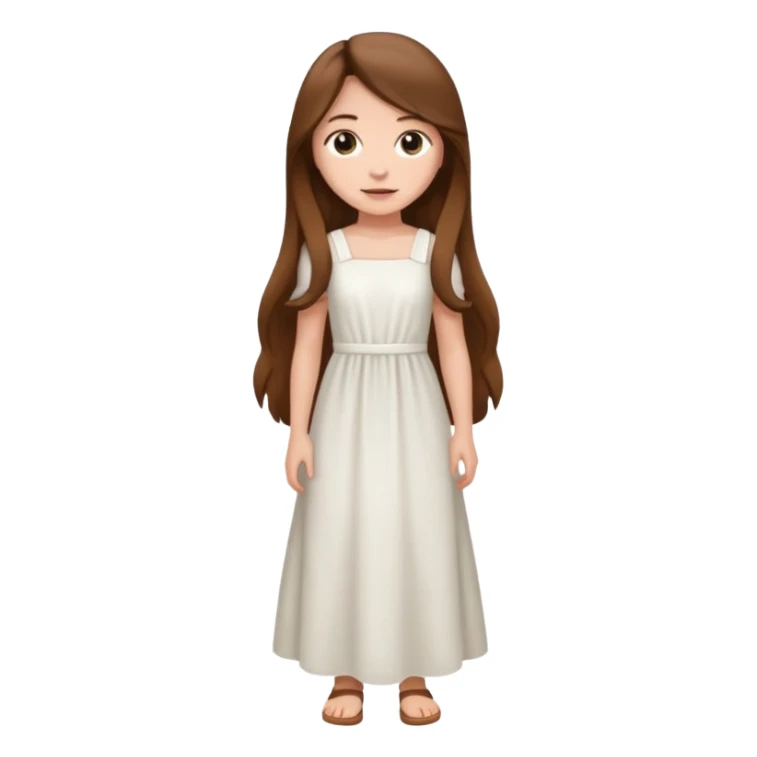 High resolution of ful body girl sticker