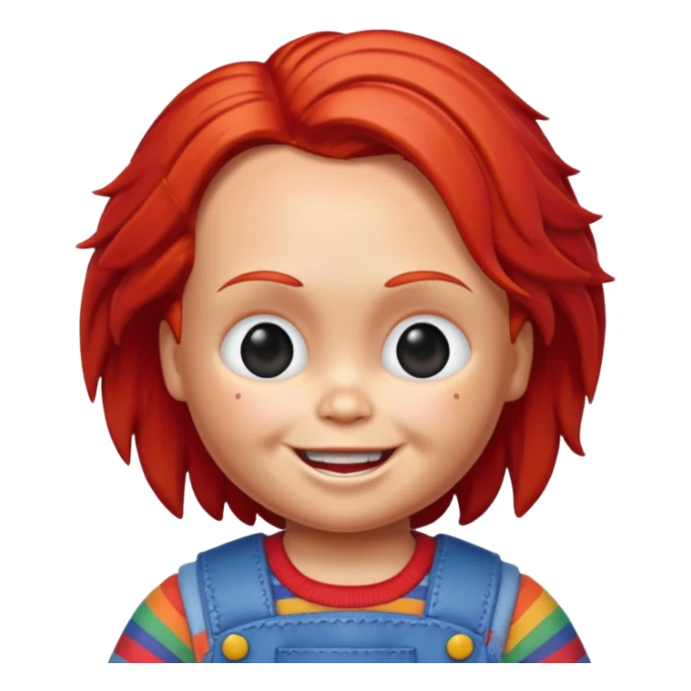 Un emojin de chuky sticker