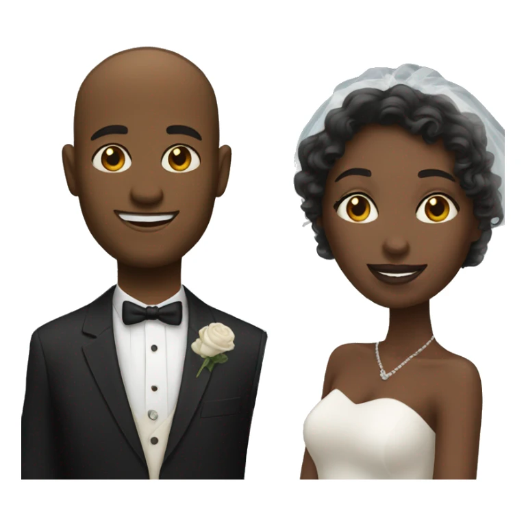 White man and black women married sticker