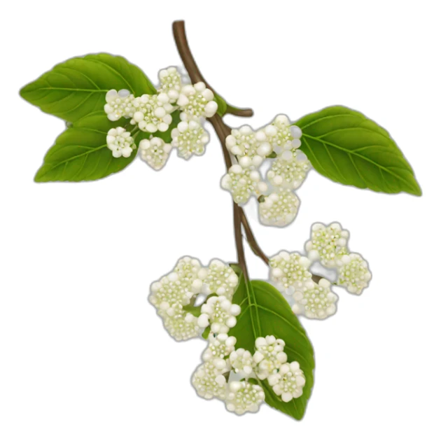 Viburnum chains for human health. sticker