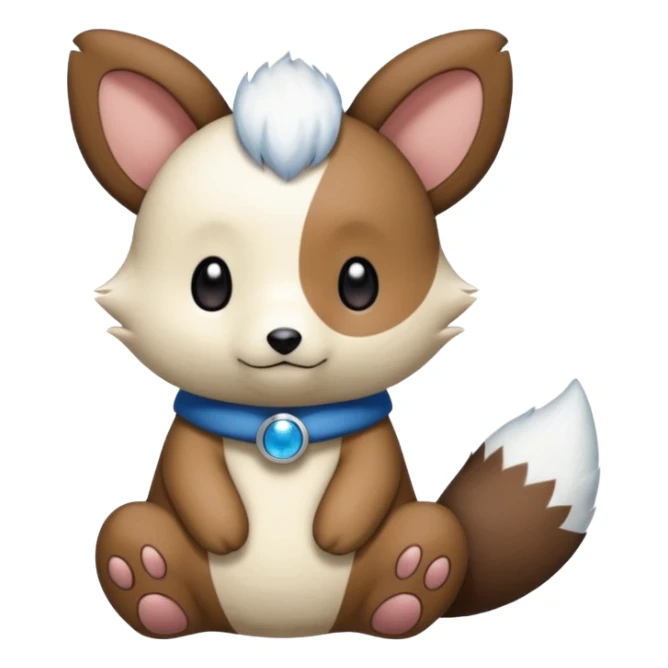 Teddiursa-Minccino-Oshawott-fusion  sticker