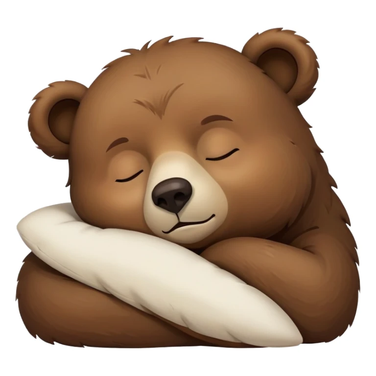 Un oso con sueño sticker