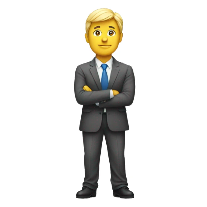 standing on busniness in sign  sticker