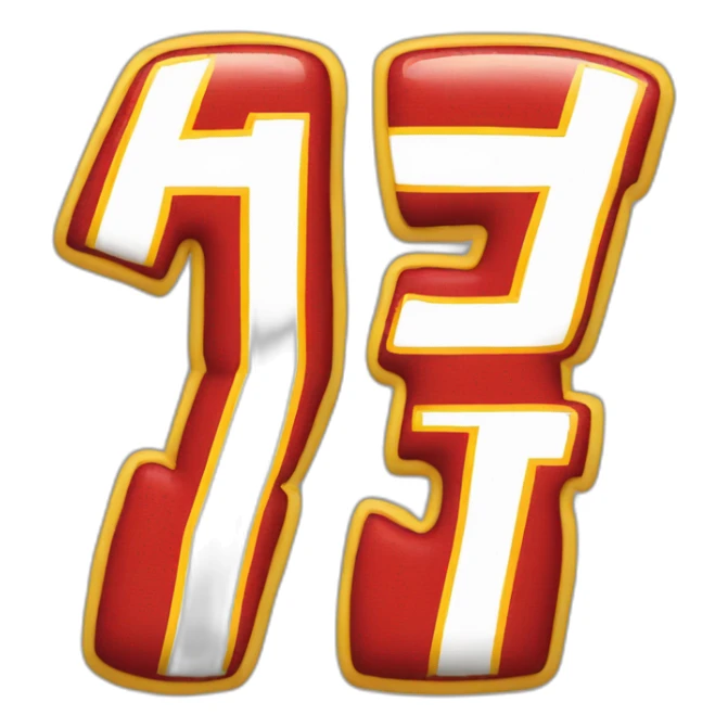 kansas city chiefs jersey number eightseven on the back sticker