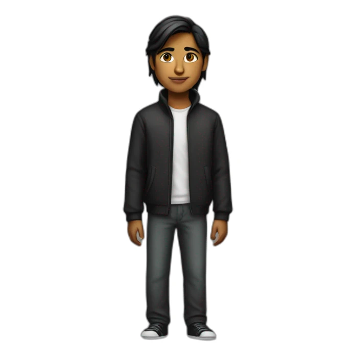 Indian teen dressed like Steve jobs sticker